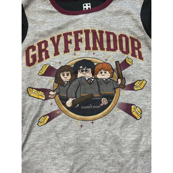 LEGO Harry Potter "Gryffindor" Boys/Girls Pajama Pants Set Kids size 7/8 - Picture 3 of 5